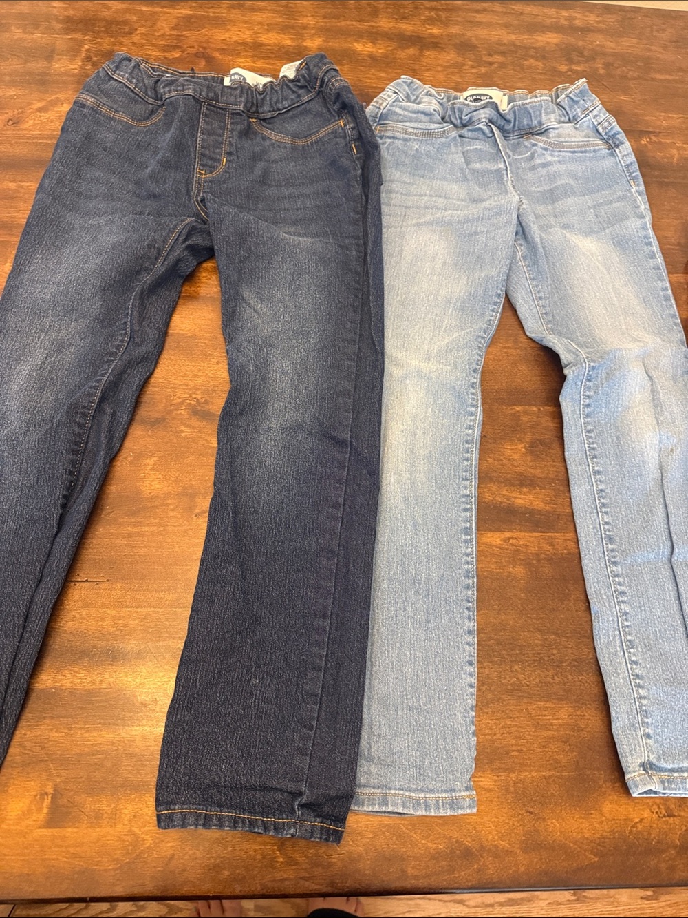 Old Navy Skinny Jeans Duo - Dark Indigo & Light Wash